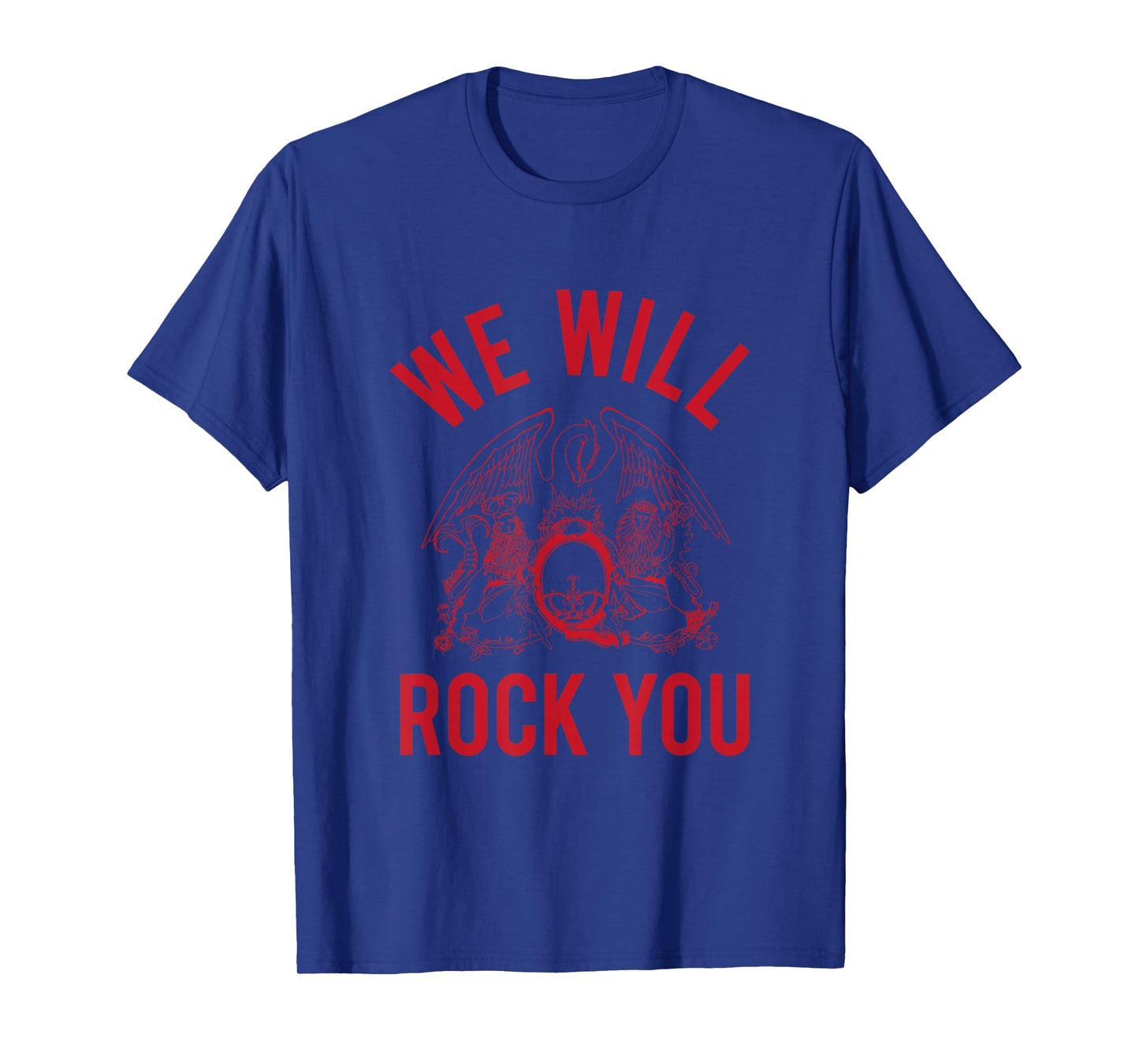 Queen Red Letters Rock You T-Shirt
