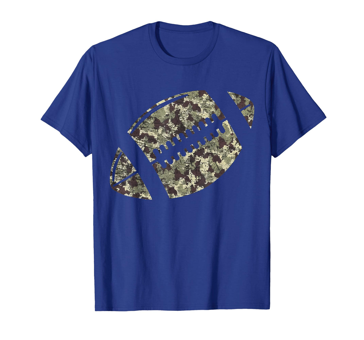 Old Camo Football Lover Camouflage Game Day Touchdown Season T-Shirt