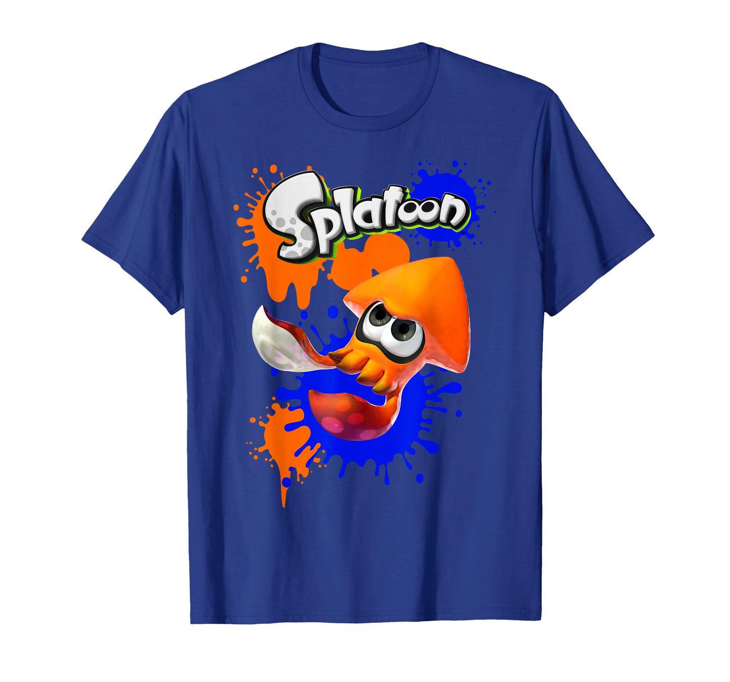 Nintendo Splatoon Orange Inkling Super Splat Graphic T-Shirt T-Shirt