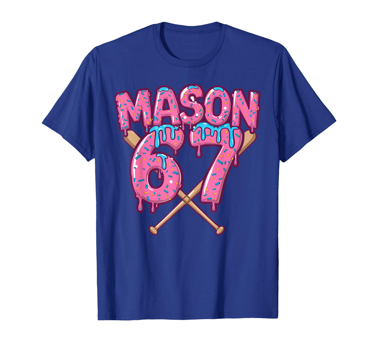 Six Seven Ice Cream Drip Sport 67 Fun Mason Meme T-Shirt
