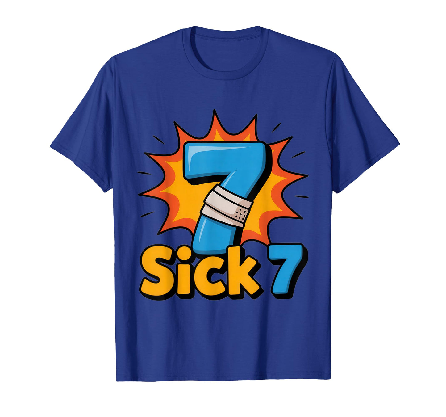 Sick Seven Meme Tee Six Seven Fun Wordplay T-Shirt