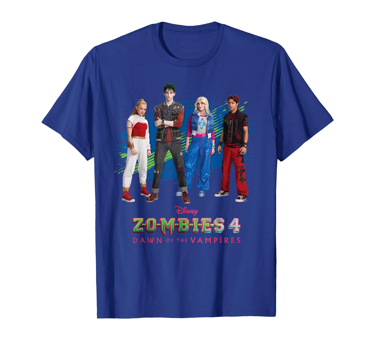 Disney Zombies 4 Nova & Victor + Zed & Addison Official Logo T-Shirt