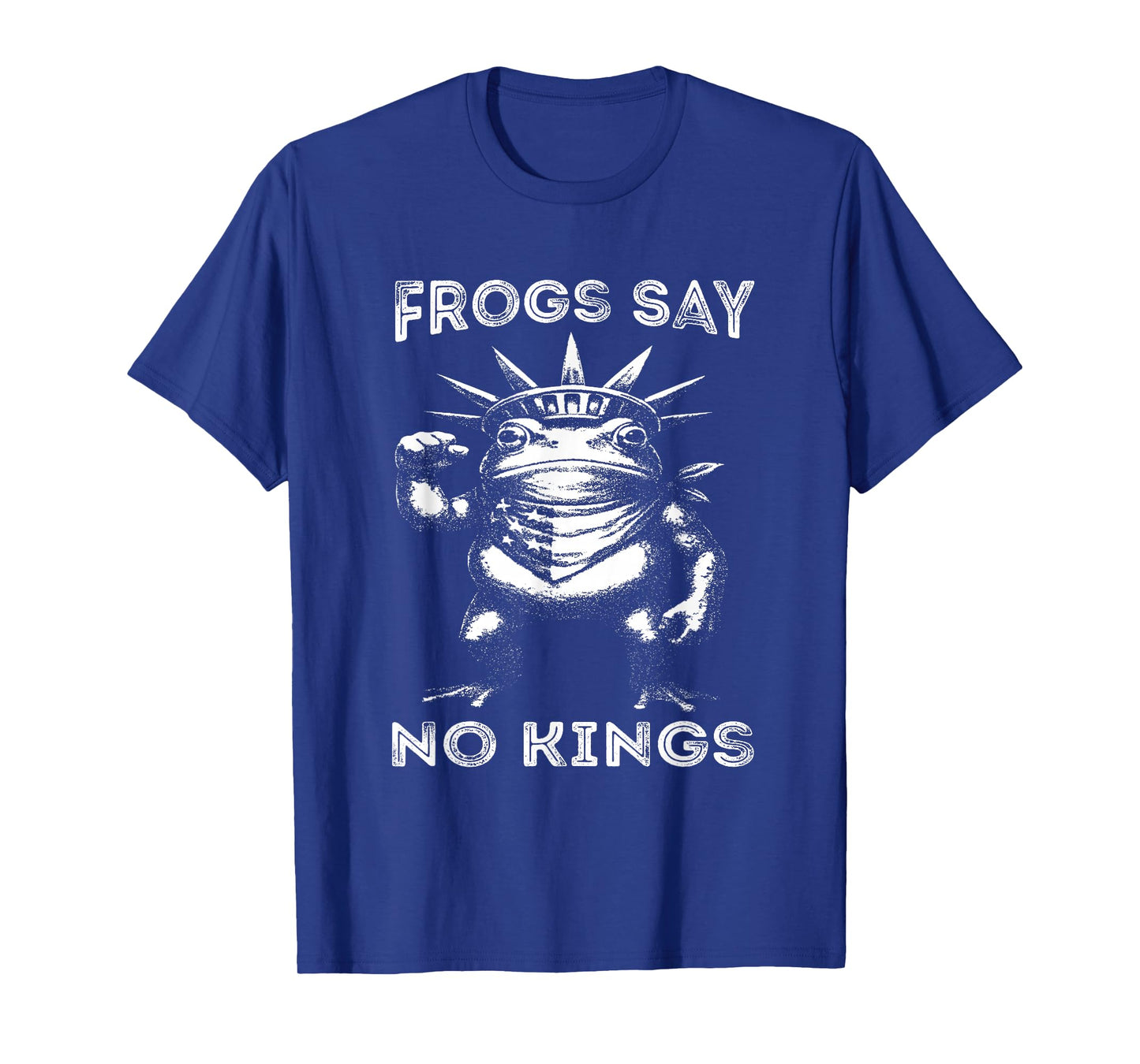 Frogs Says No Kings Funny Portland Protest Art T-Shirt