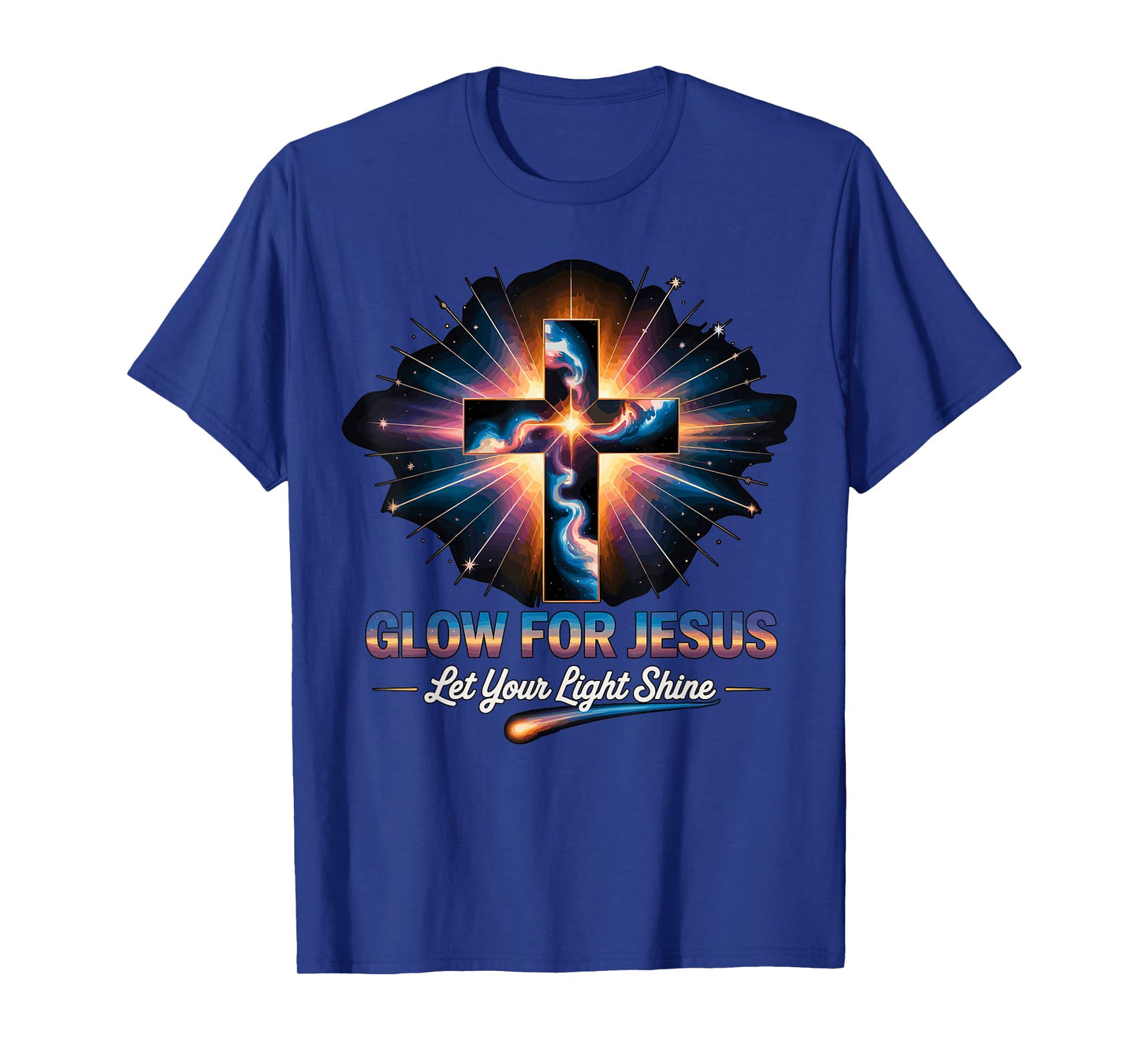 Glow for Jesus Cross T-Shirt