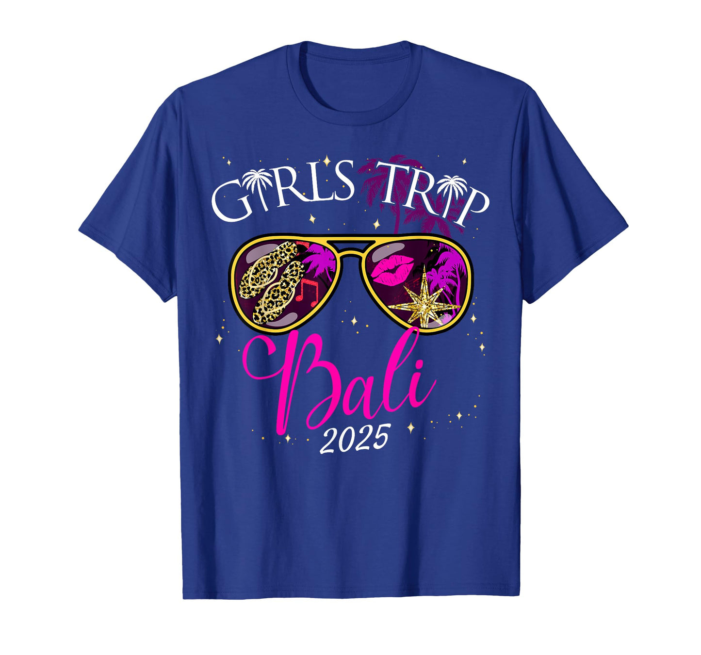 Girls Trip Bali 2025 Vacation Womens Weekend Birthday Squad T-Shirt