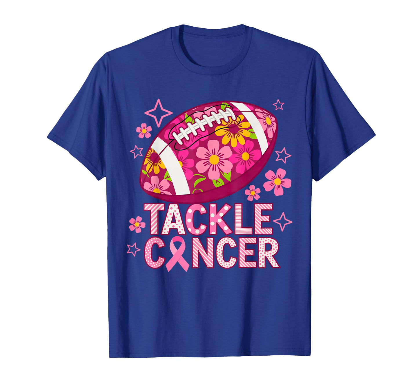 Breast Cancer Football Mom Sport Lovers Football Mama Season T-Shirt
