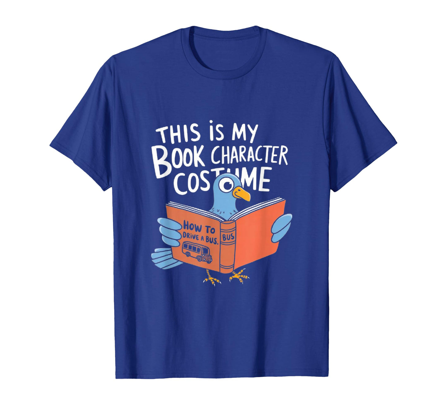 This Is My Book Character Costume Funny Pigeon Kids Reading T-Shirt