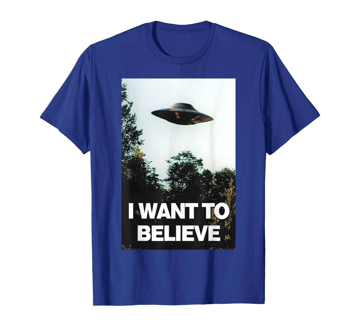 I Want to Believe Shirt Black UFO T-Shirt