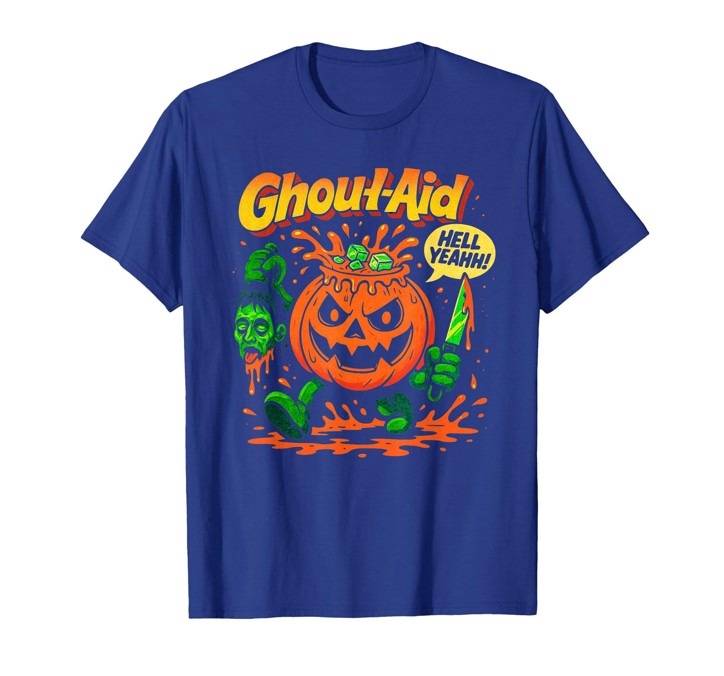Ghoul-Aid Pumpkin Halloween β Funny Scary Parody T-Shirt
