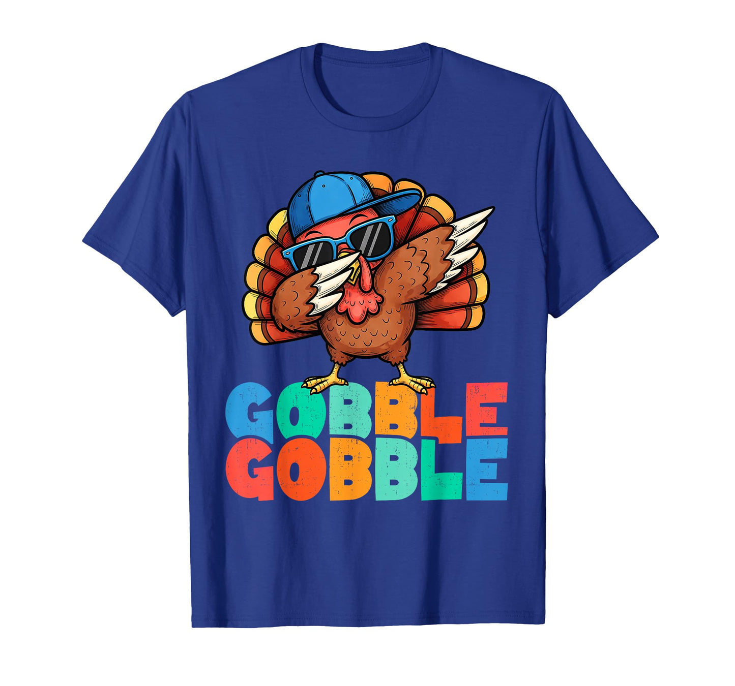 Funny Turkey Dabbing Shirts Thanksgiving Men Toddler Boy T-Shirt