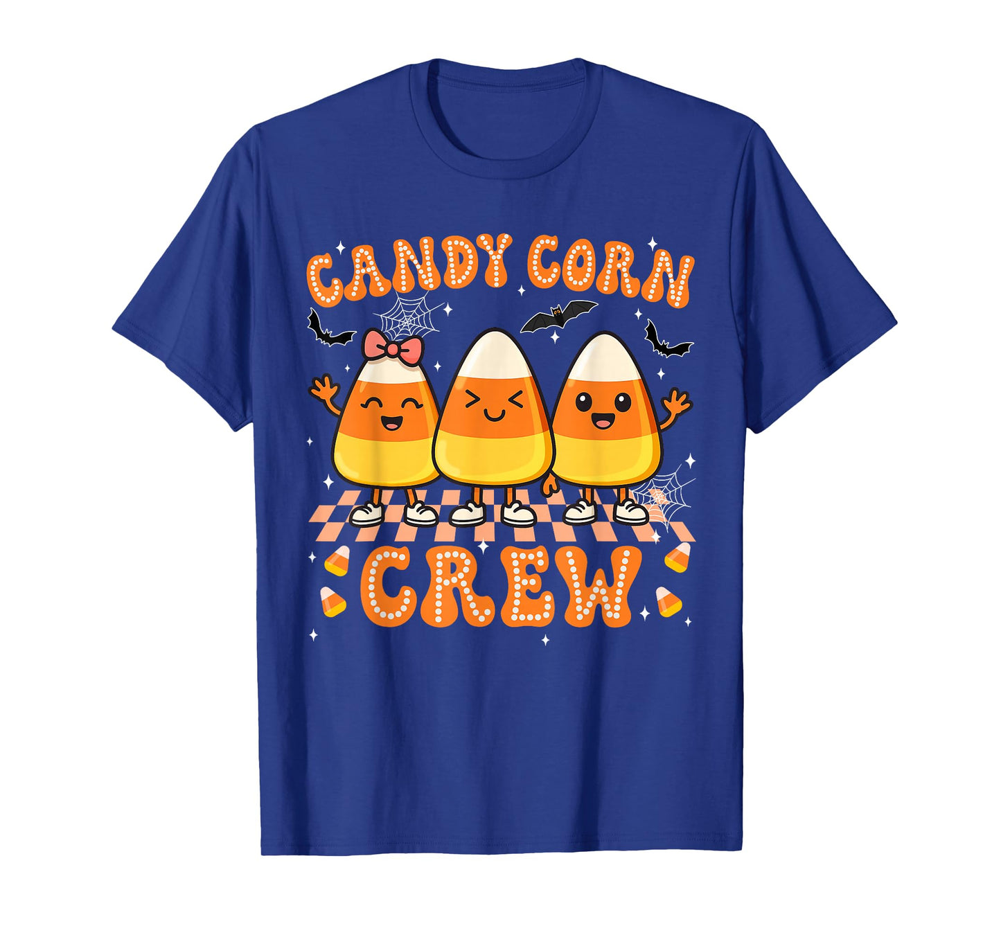 Groovy Cute Candy Corn Crew Halloween Costumes Kid Boy Girl T-Shirt