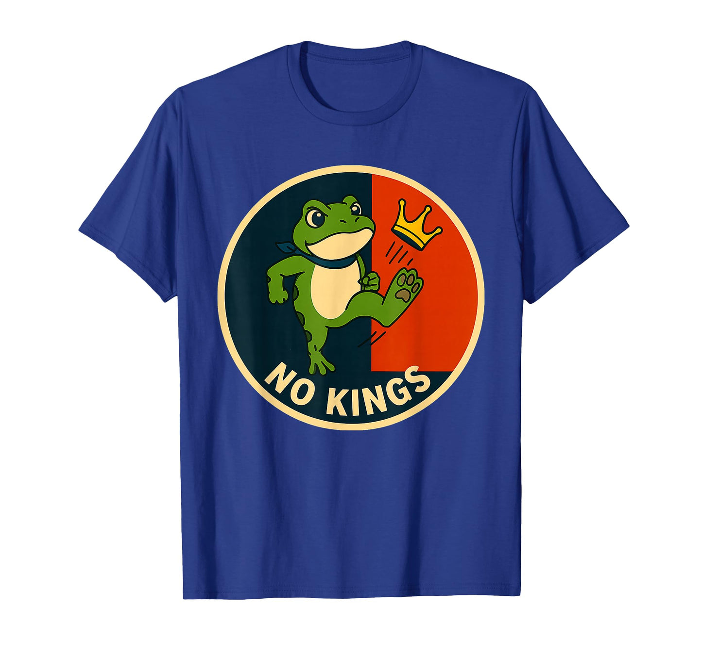 Frog No Kings Shirt Men Women No Kings in America T-Shirt