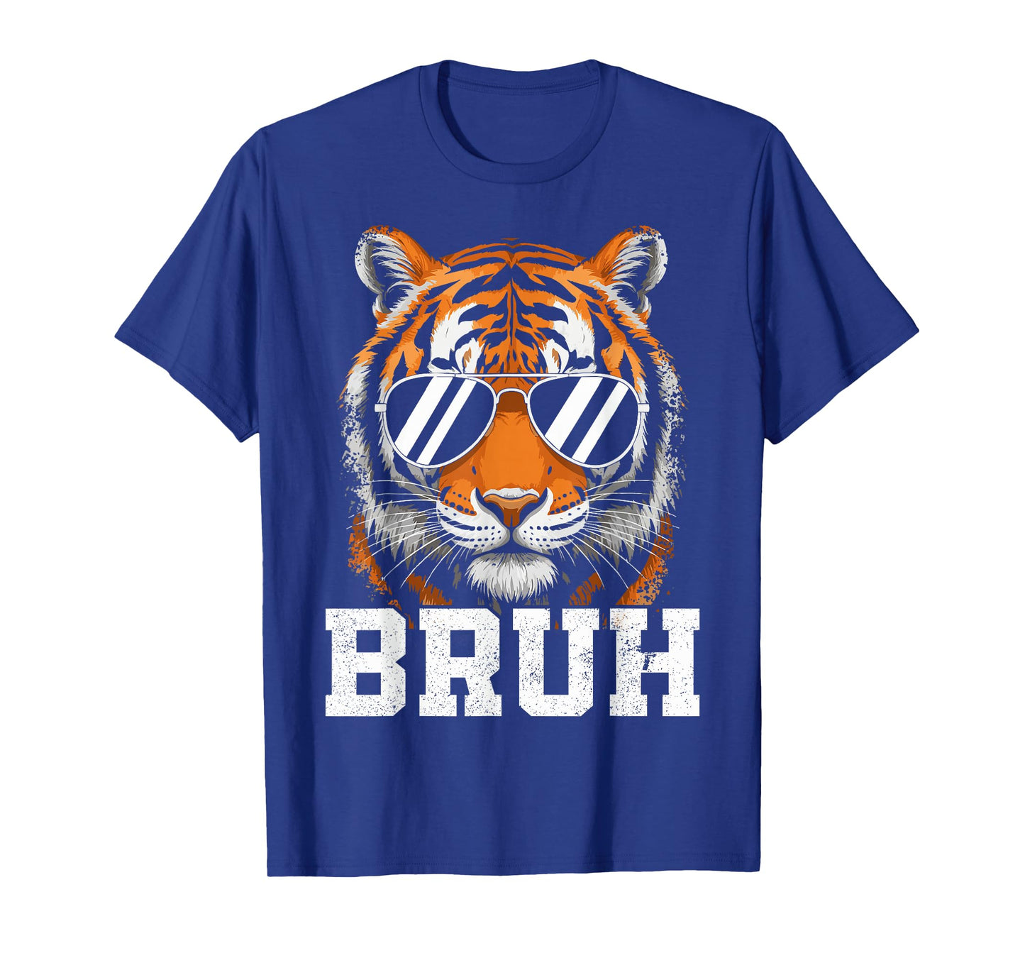 Bruh Tiger Graphic Tee Men Toddler Boys Animal Kids Tiger T-Shirt