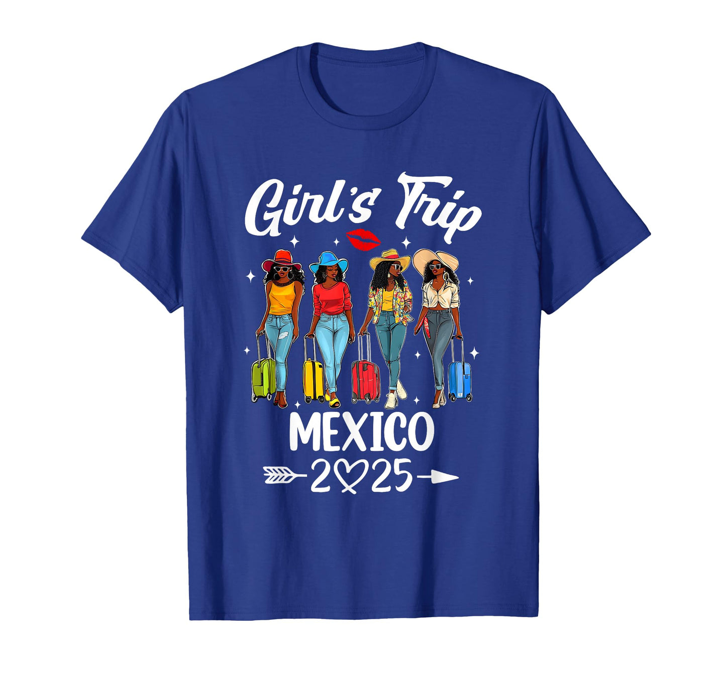Mexico Girls Trip 2025 Birthday Squad Women Vacation T-Shirt