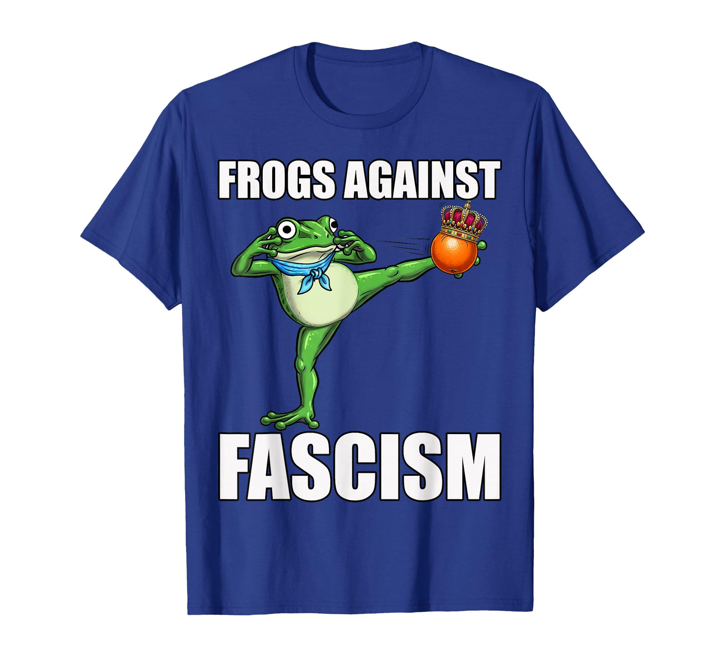 Frogs Against Fascism, No Kings in Portland Frog Protest T-Shirt
