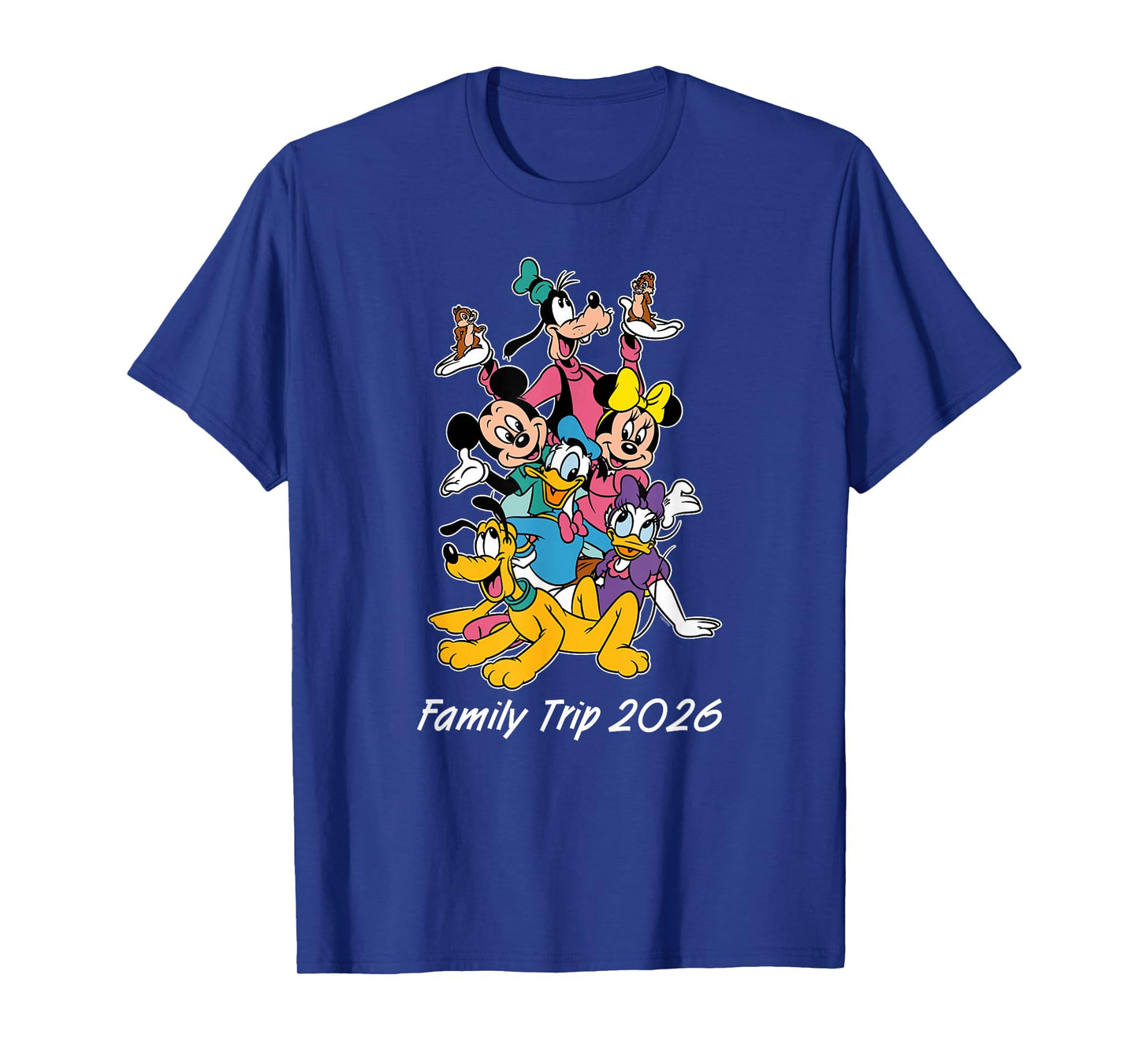 Disney Mickey & Friends Family Trip 2026 Matching Vacation T-Shirt