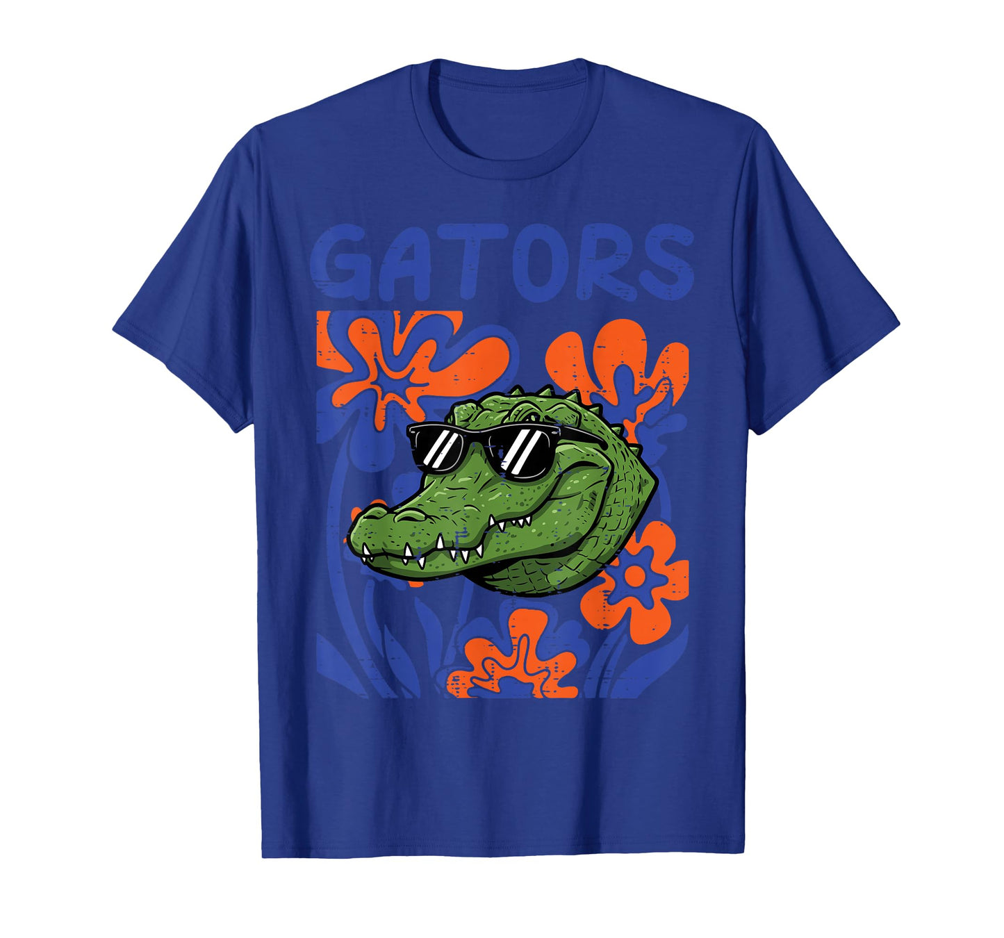 Gator Floral Aligator Men Women Kids Boys Girls Youth Teen T-Shirt