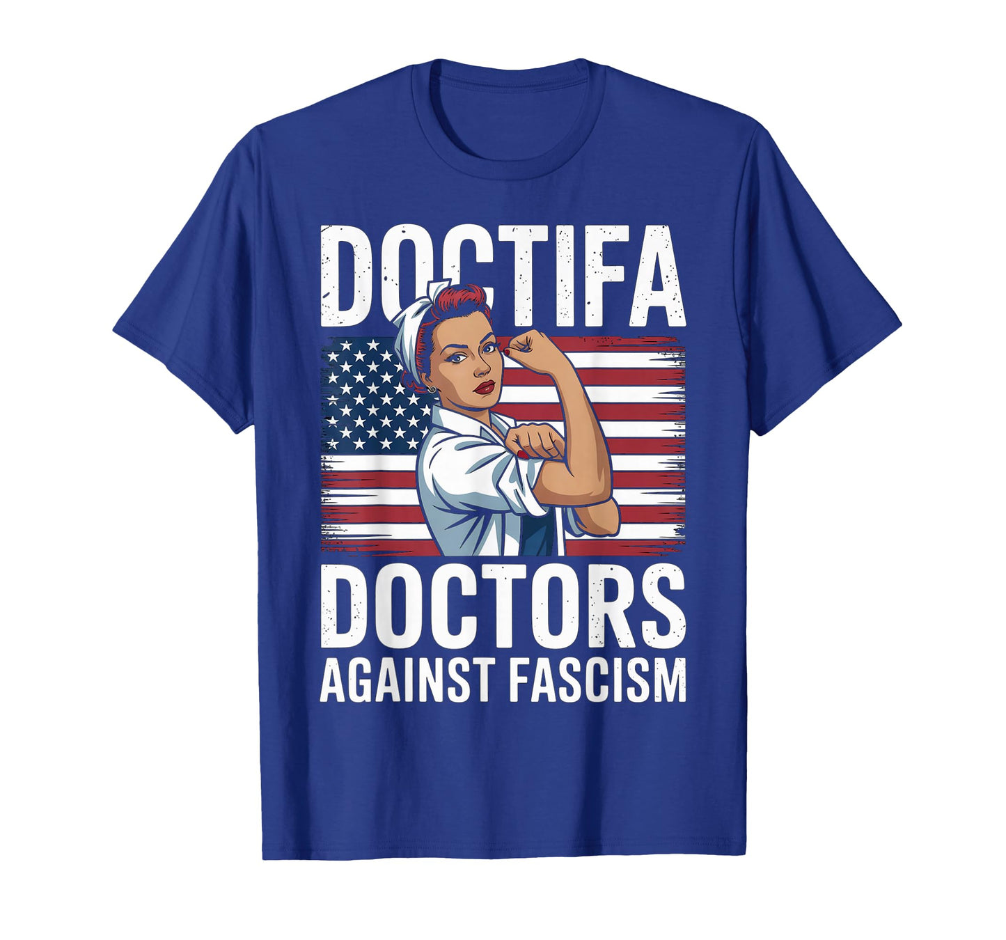 Doctifa Women Doctors Against Fascism Resist No King Protest T-Shirt