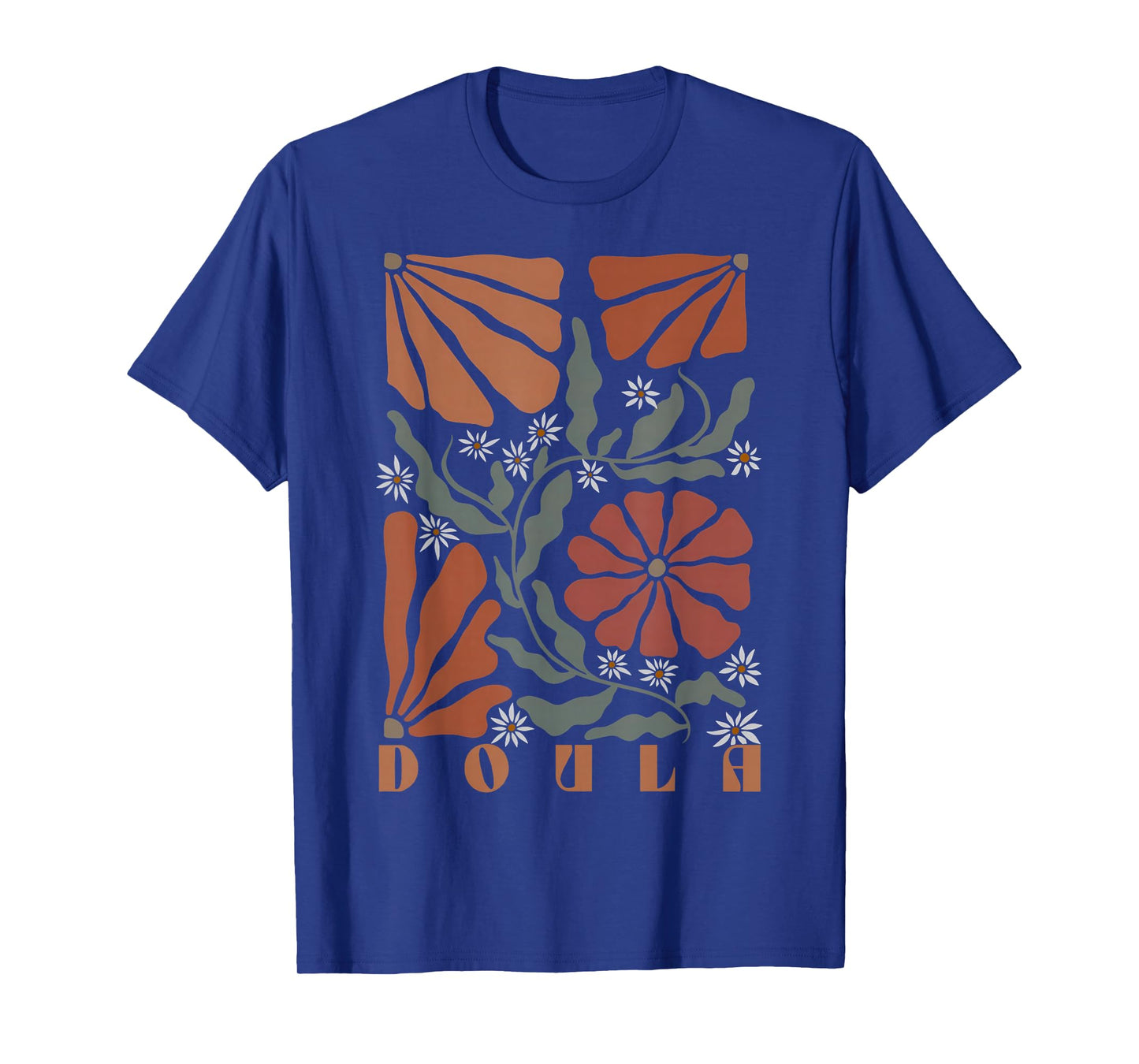 Boho Floral Doula OB Nurse Coach Lactation Consultant T-Shirt