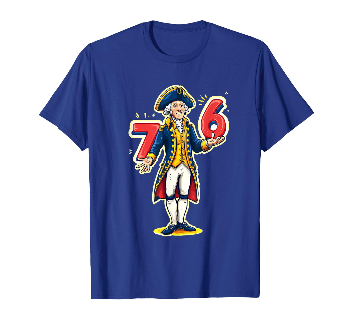 6-7 7-6 Funny George Washington Six Seven Meme T-Shirt