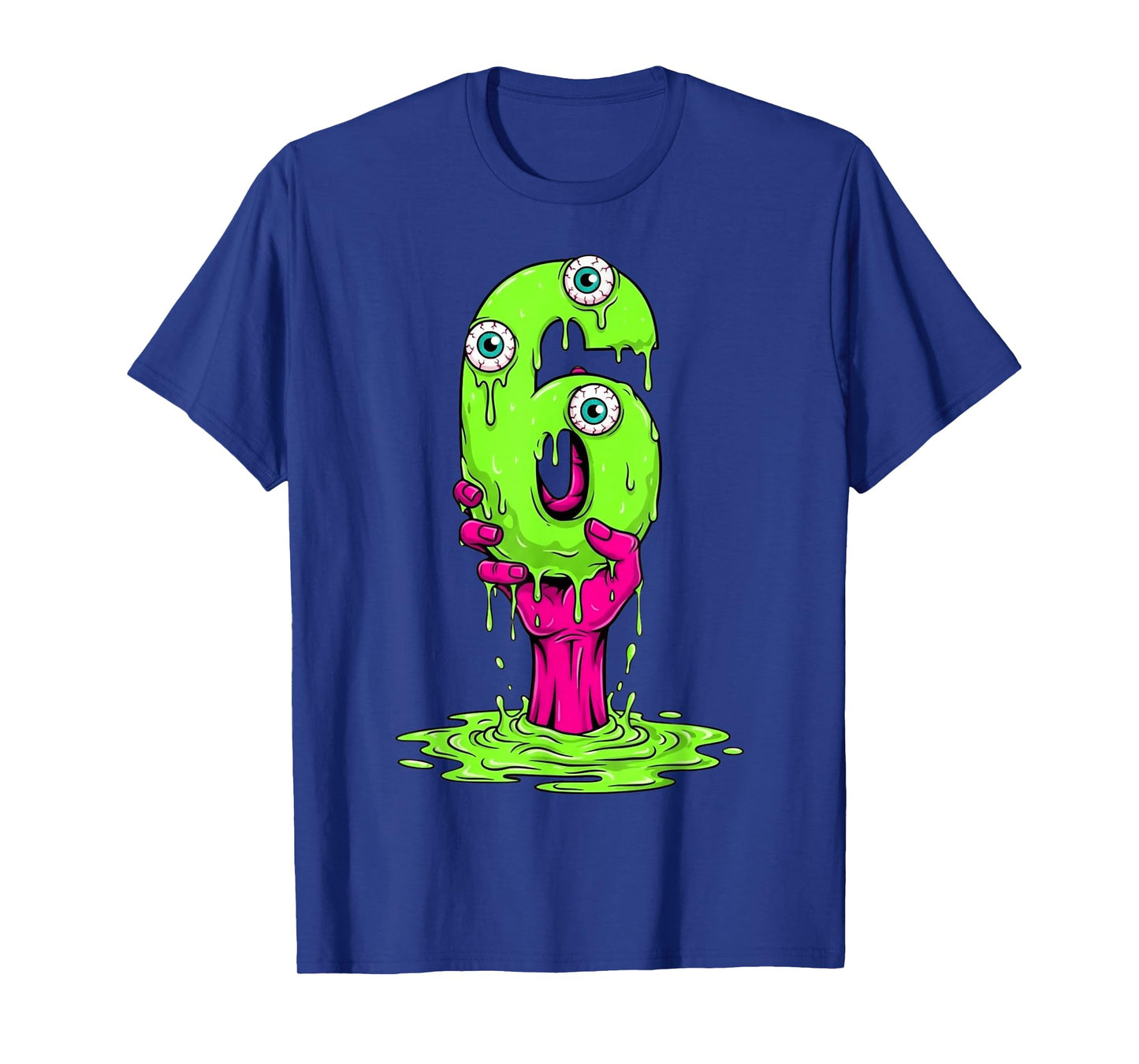 67 Halloween Costume Funny Number 6 Six Meme for Gen Alpha T-Shirt