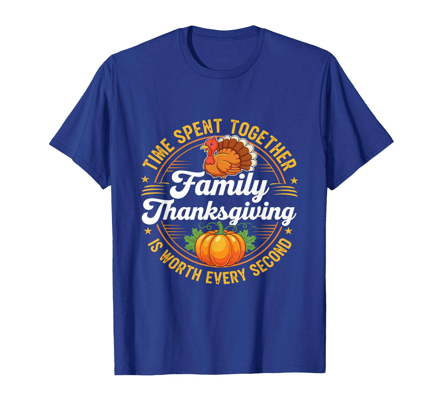 Thanksgiving Shirts for Men Women Boys Pumpkin Turkey Shirt T-Shirt