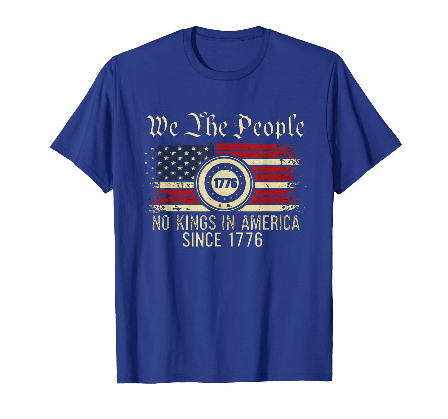 Let's go Taco No Kings In America Since 1776 American Flag T-Shirt