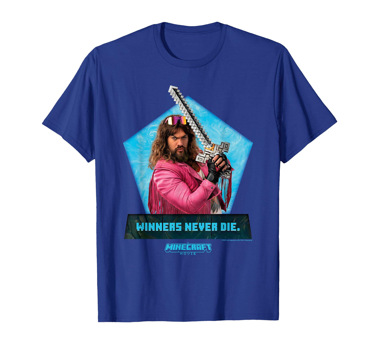 A Minecraft Movie Winners Never Die Garrett The Garbage Man T-Shirt
