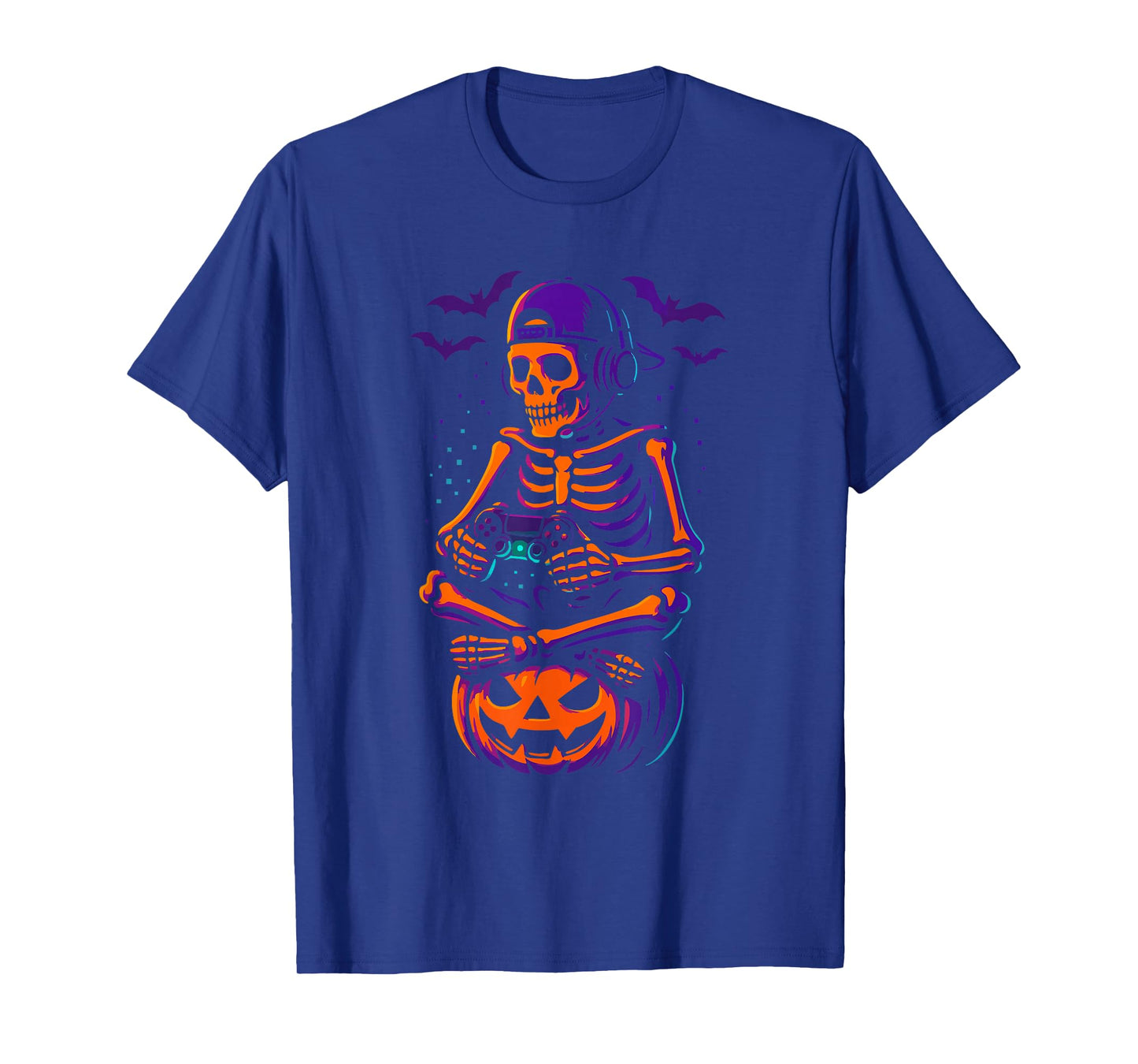 Gamer Halloween β Video Game Skeleton with Controller T-Shirt