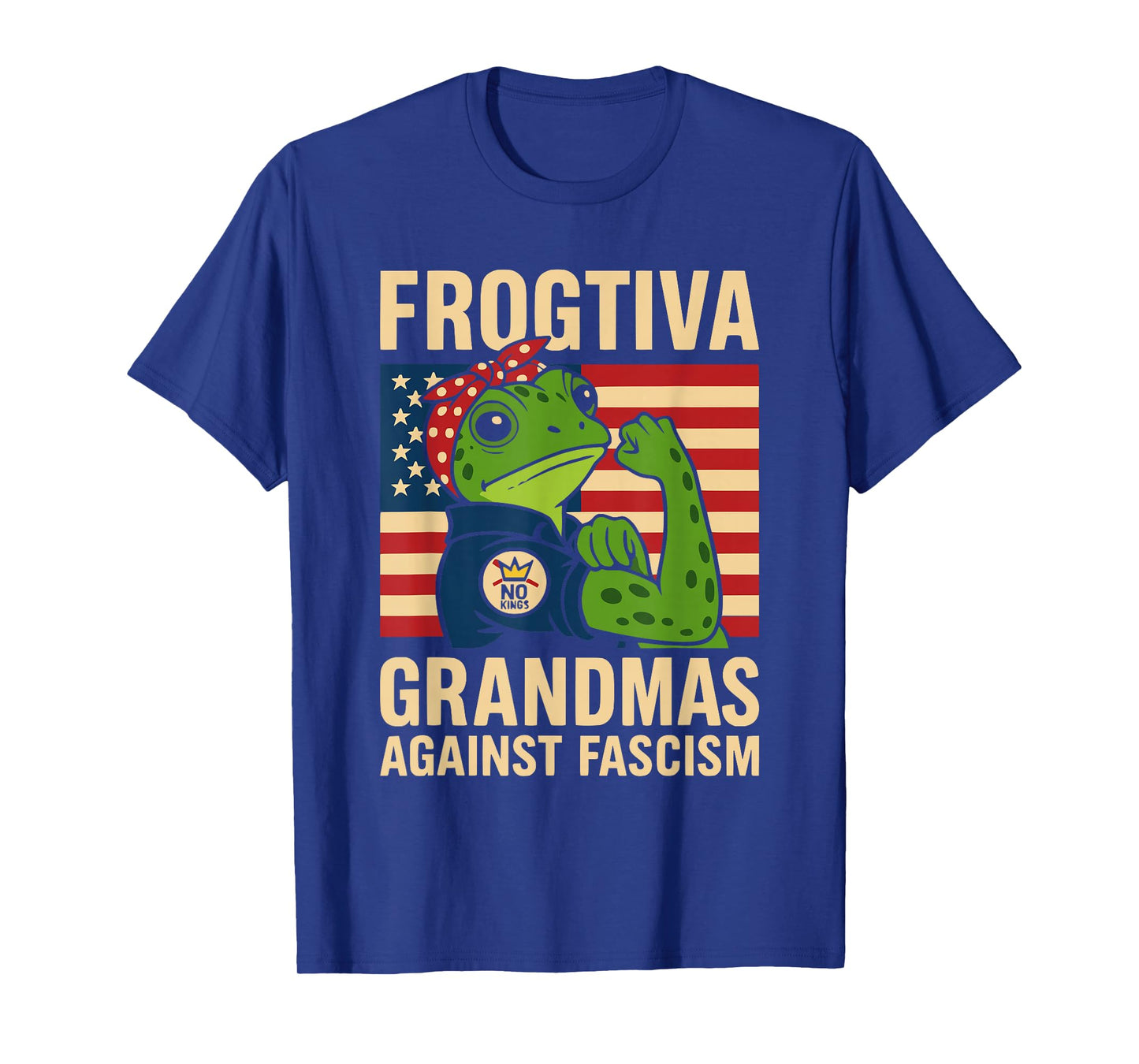 Frogtiva Grandmas Against Fascism Portland Frog Protest T-Shirt