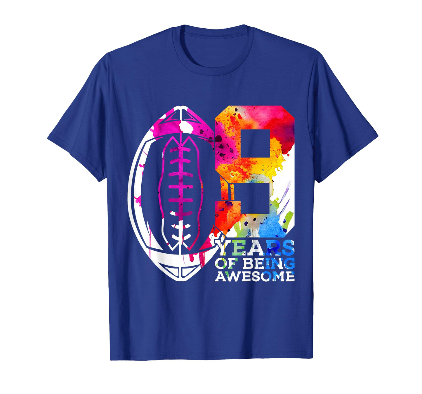 9 YEARS OF BEING AWESOME FOOTBALL 9TH BIRTHDAY T-Shirt