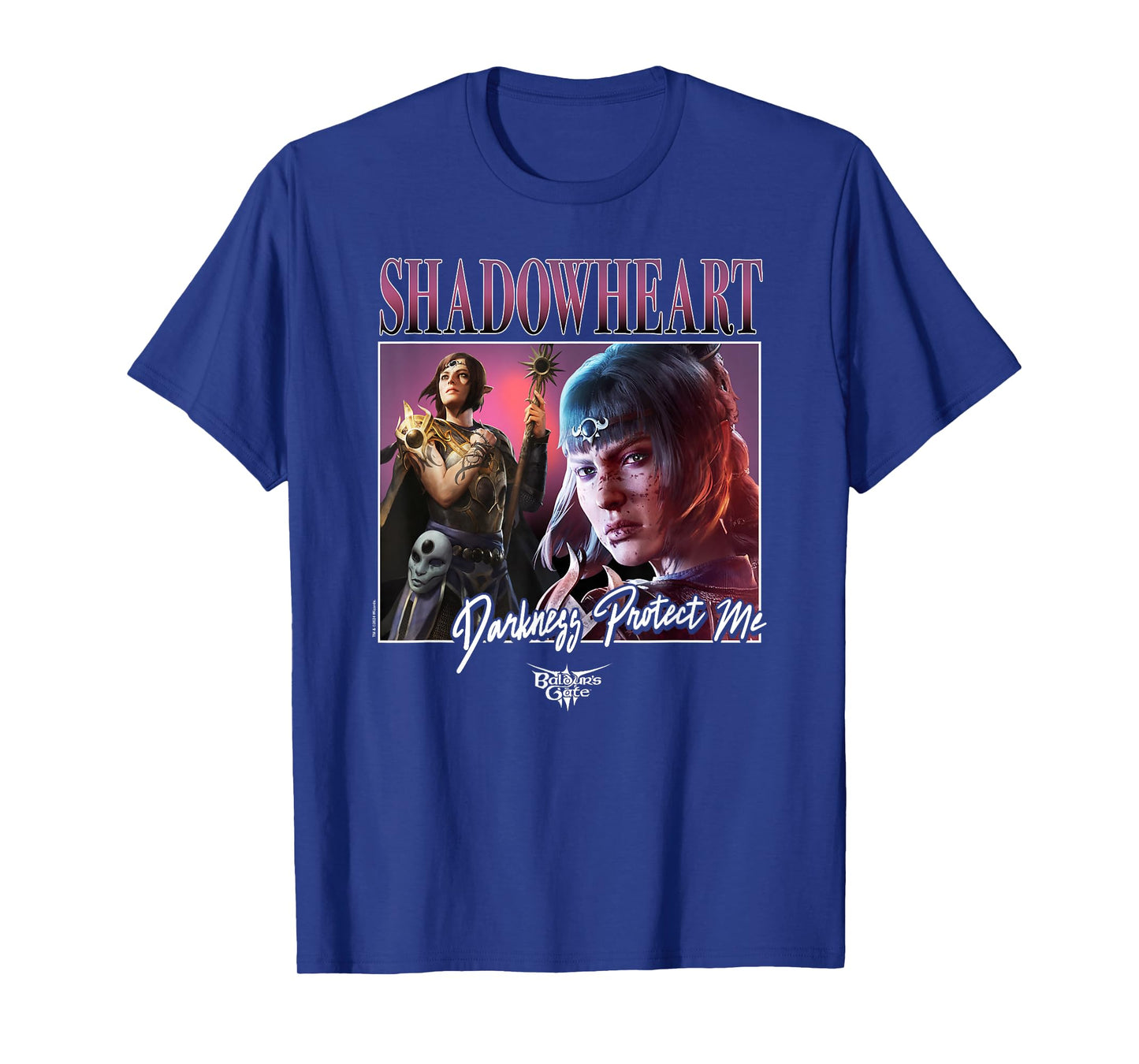 Dungeons & Dragons Darkness Protect Me Shadowheart Vintage T-Shirt