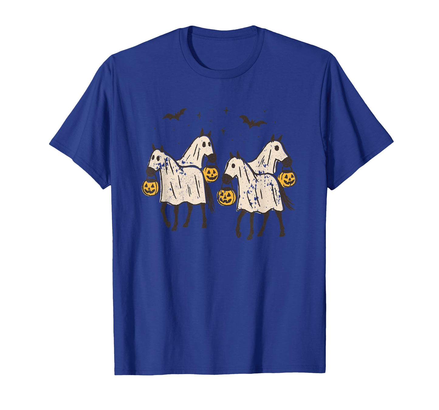 Cute Ghost Horses Halloween Trick or Treat T-Shirt T-Shirt
