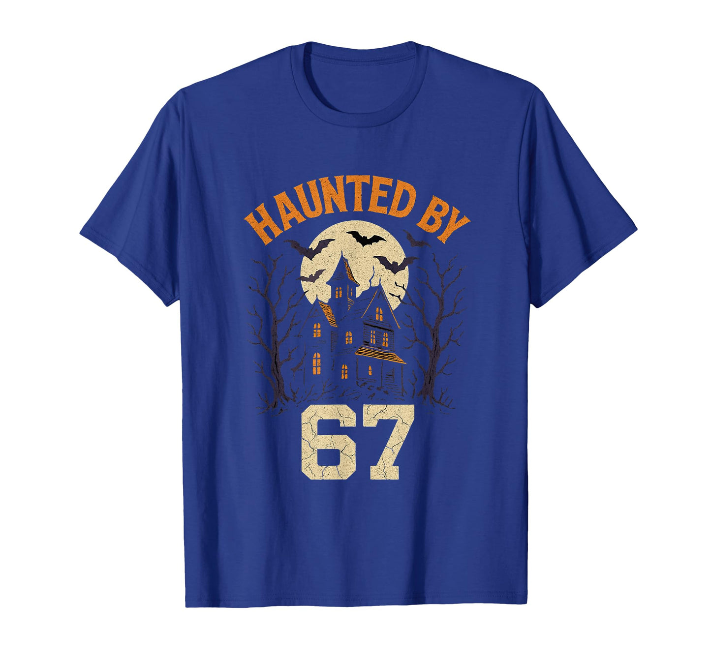 67 Meme Halloween Costume Haunted by 6-7 Brainrot Six Seven T-Shirt