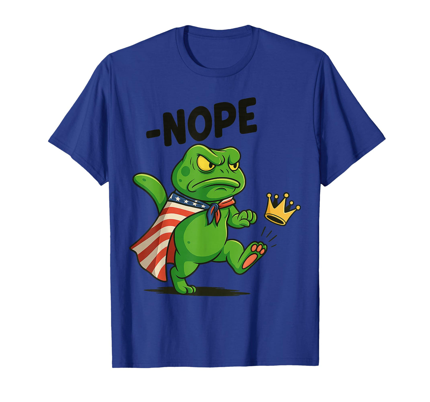 Frog Portland No Kings in America,Nope 1776 for Men Women T-Shirt
