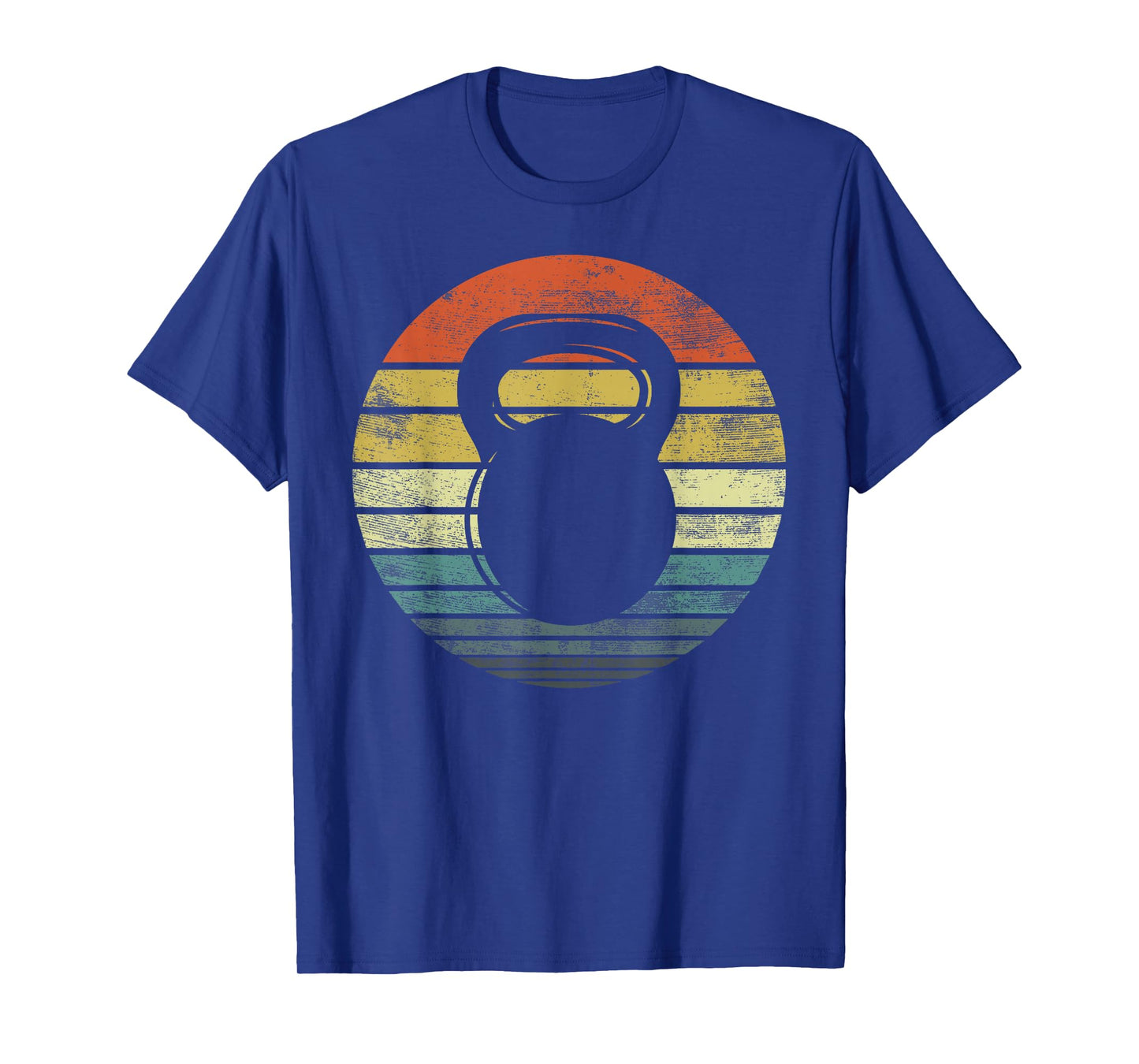 Kettlebell Gifts Funny Workout Retro Vintage Fitness Gym T-Shirt