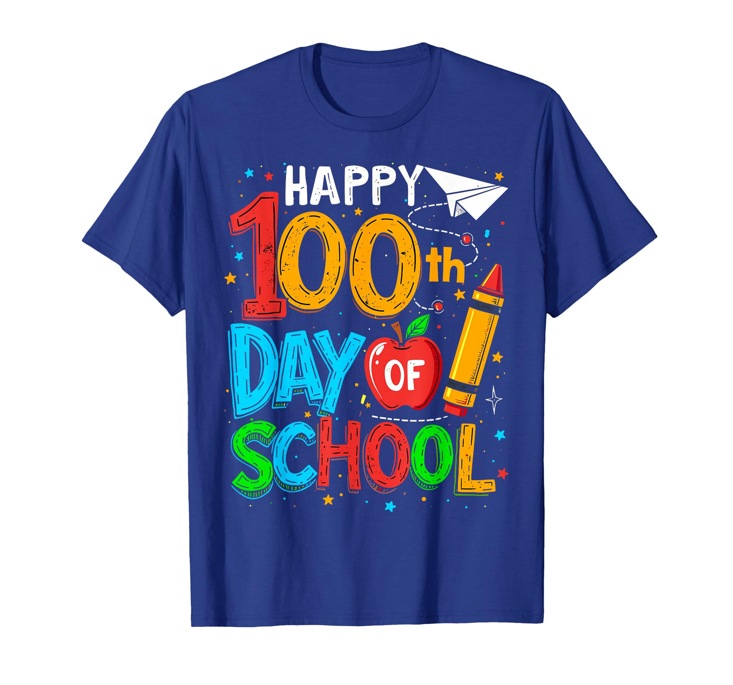 100th Day of School Teachers Kids Happy 100 Days T-Shirt