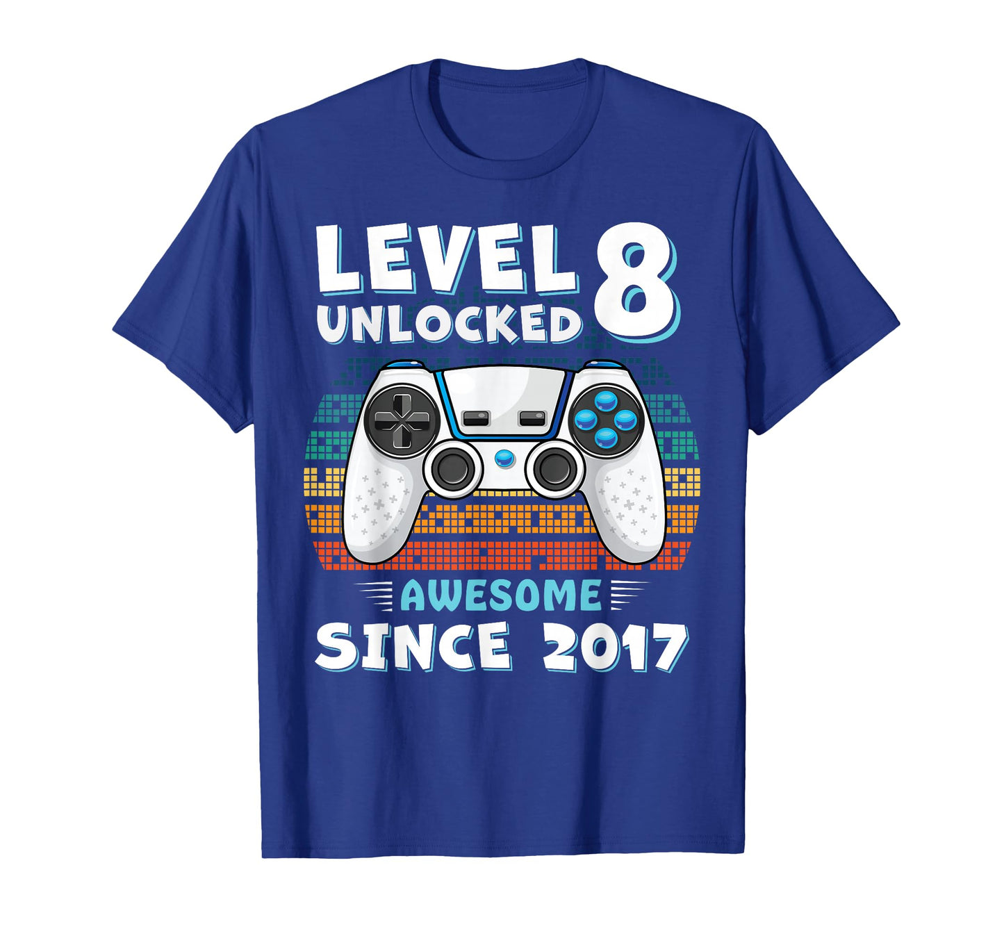 8 Year Old BDay Decorations Son Boy 8yr 2017 8th Birthday T-Shirt