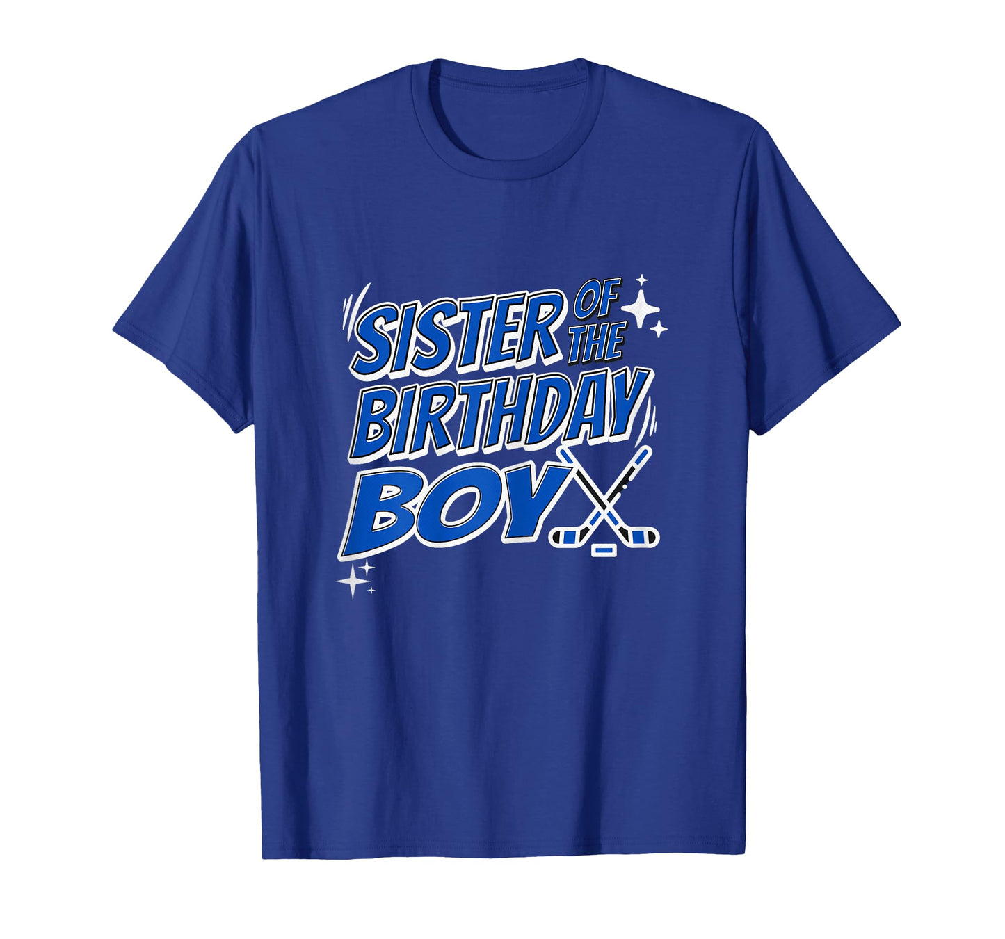Sister Of The Birthday Boy Hockey Matching Sibling Fun Party T-Shirt