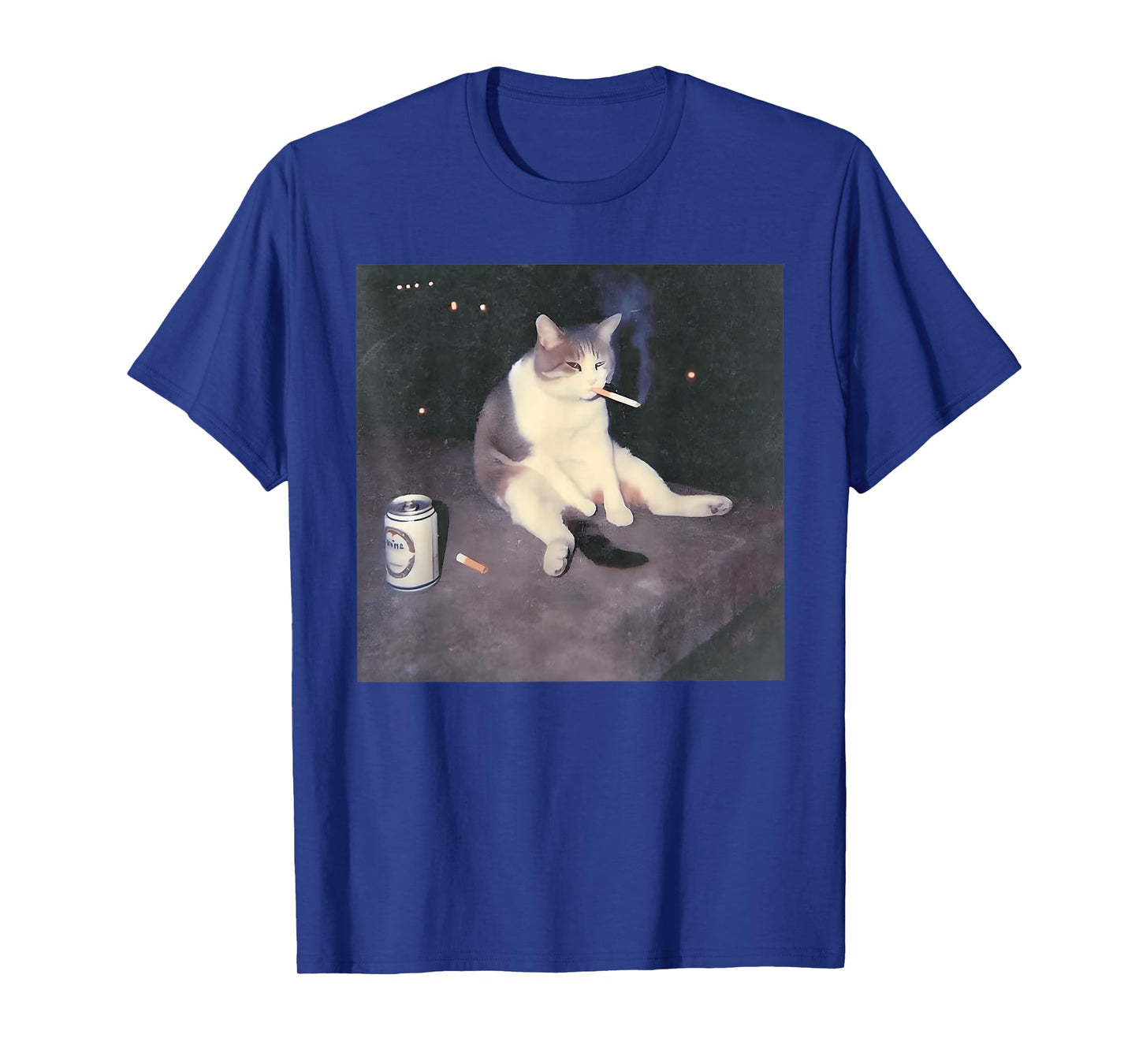 Funny Smoking Cat Meme T-Shirt
