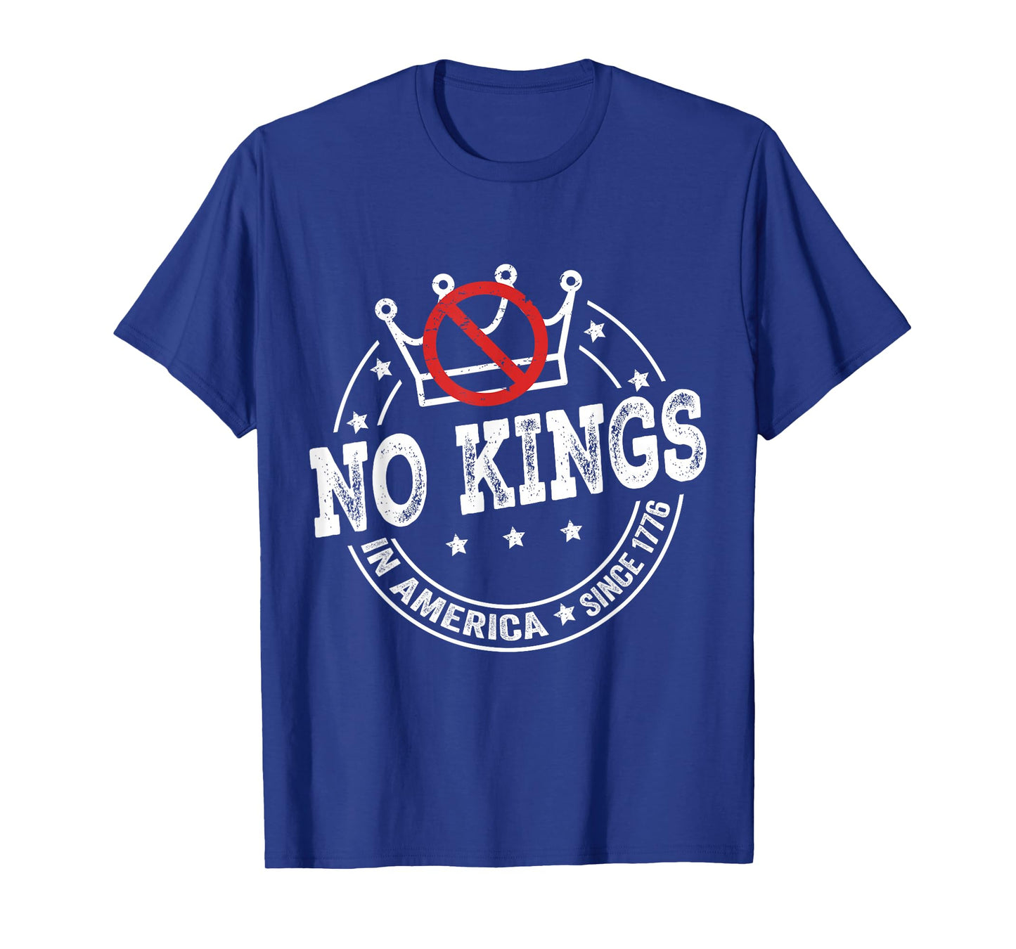 No Kings in America Since 1776 Vintage Patriotic T-Shirt