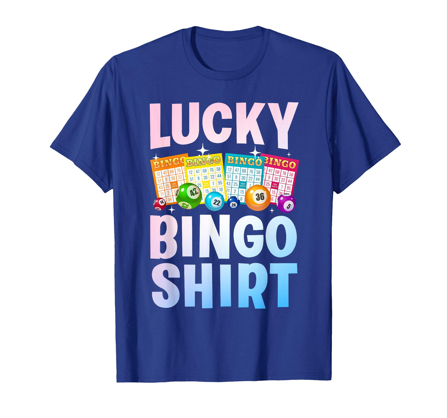 Cute Lucky Bingo Art For Men Women Game Player Bingo Lovers T-Shirt