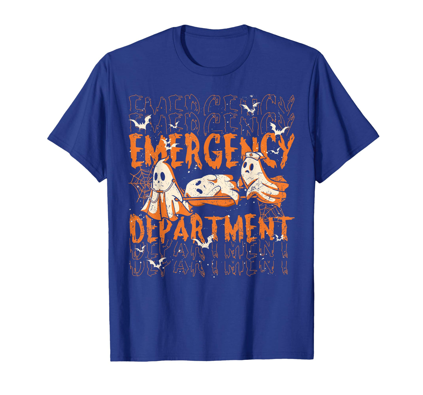 ER Nurse Emergency Department Halloween Spooky Season T-Shirt