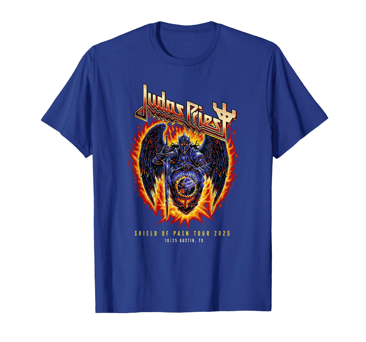 Judas Priest β Shield Of Pain Tour 2025 Austin T-Shirt