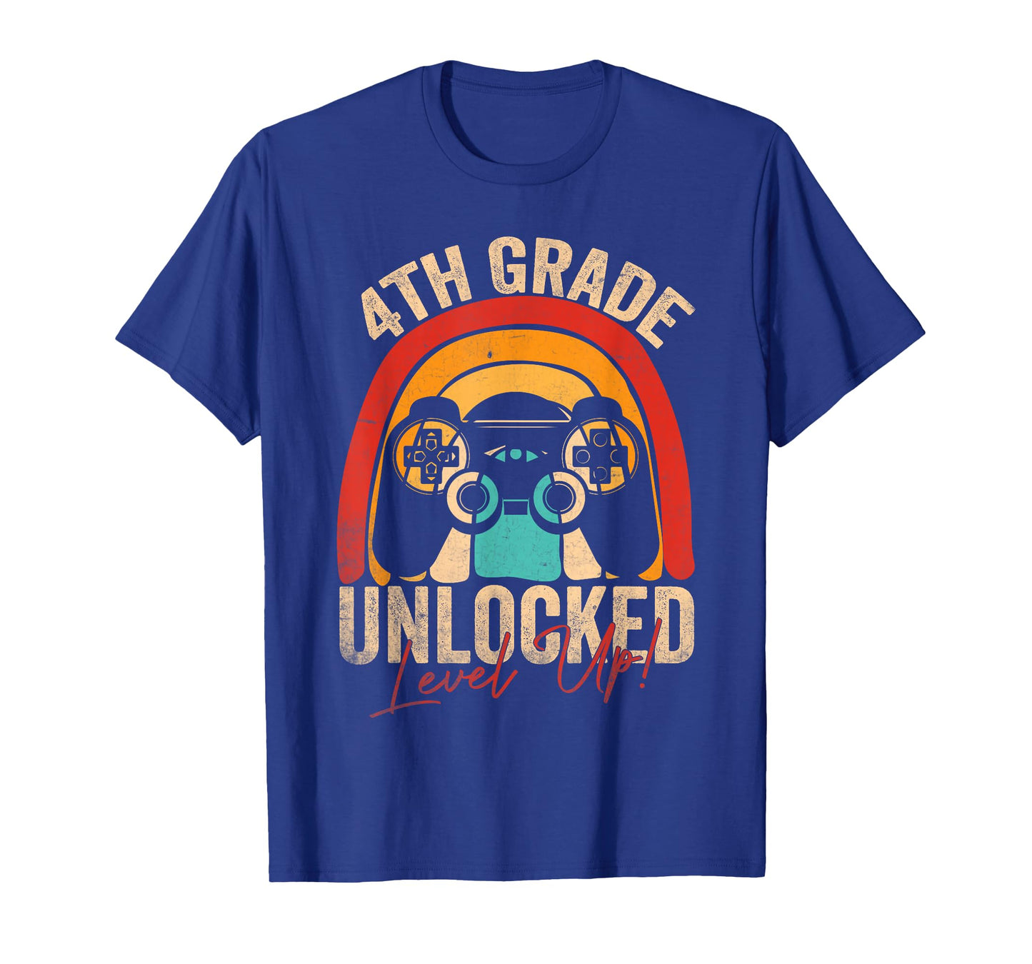 4th Grade Unlocked Level Up Gamer Back To School Fourth T-Shirt