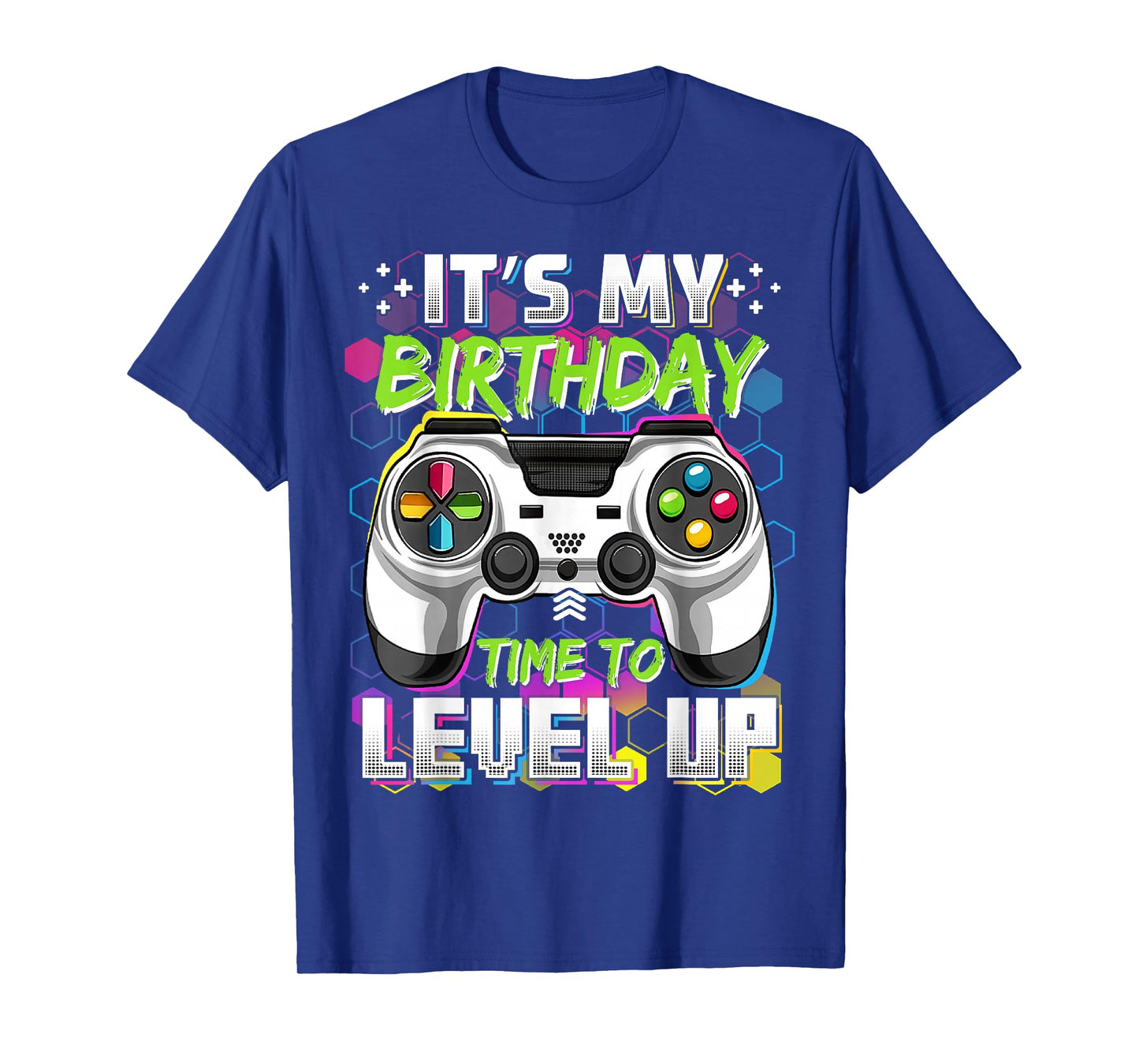It's My Birthday Time To Level Up Video Game Gift Boys Girls T-Shirt