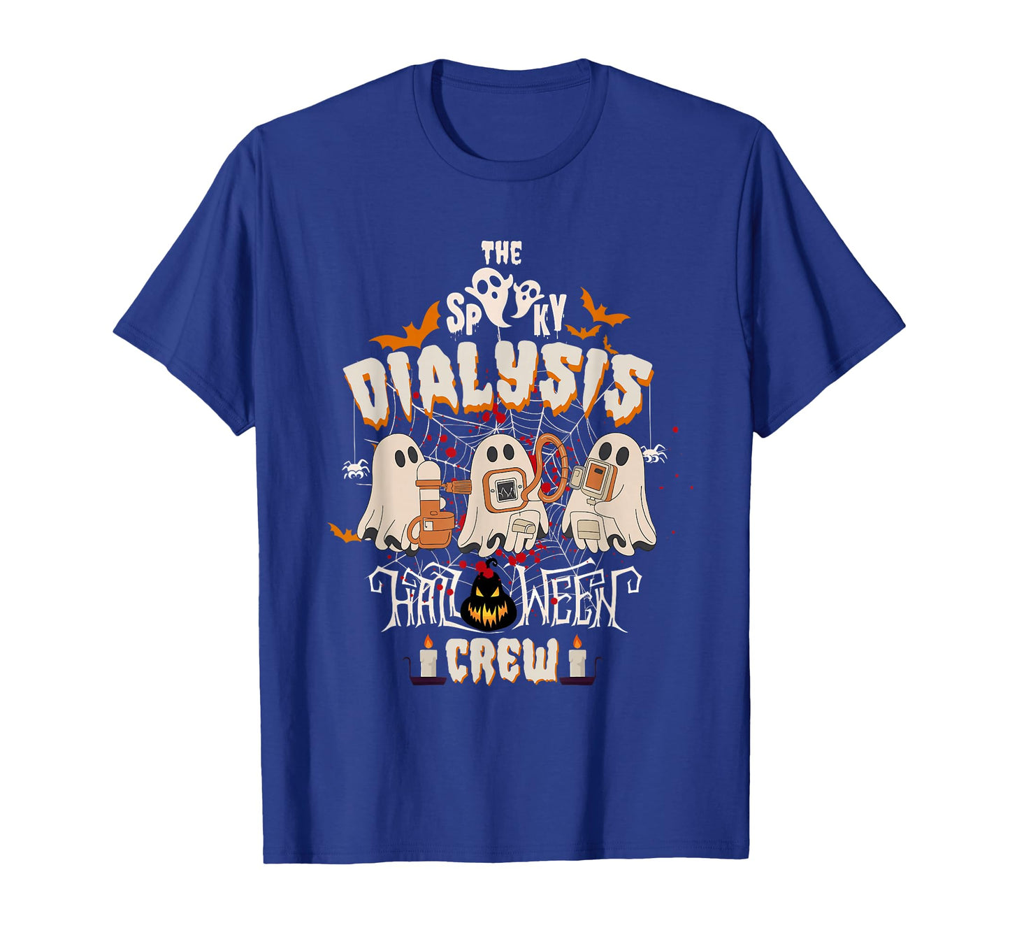 Dialysis Technician Spooky Dialysis Halloween Crew Dialysis T-Shirt