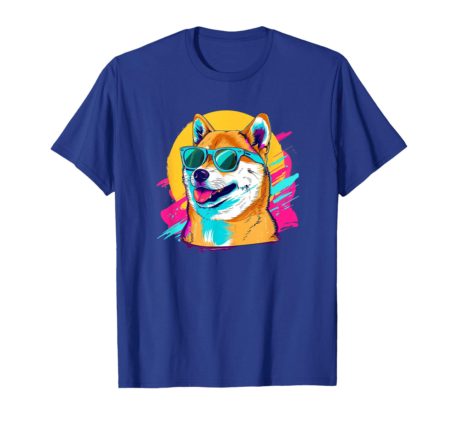 Doge Meme Lover Retro Vintage 80s Shiba Inu T-Shirt