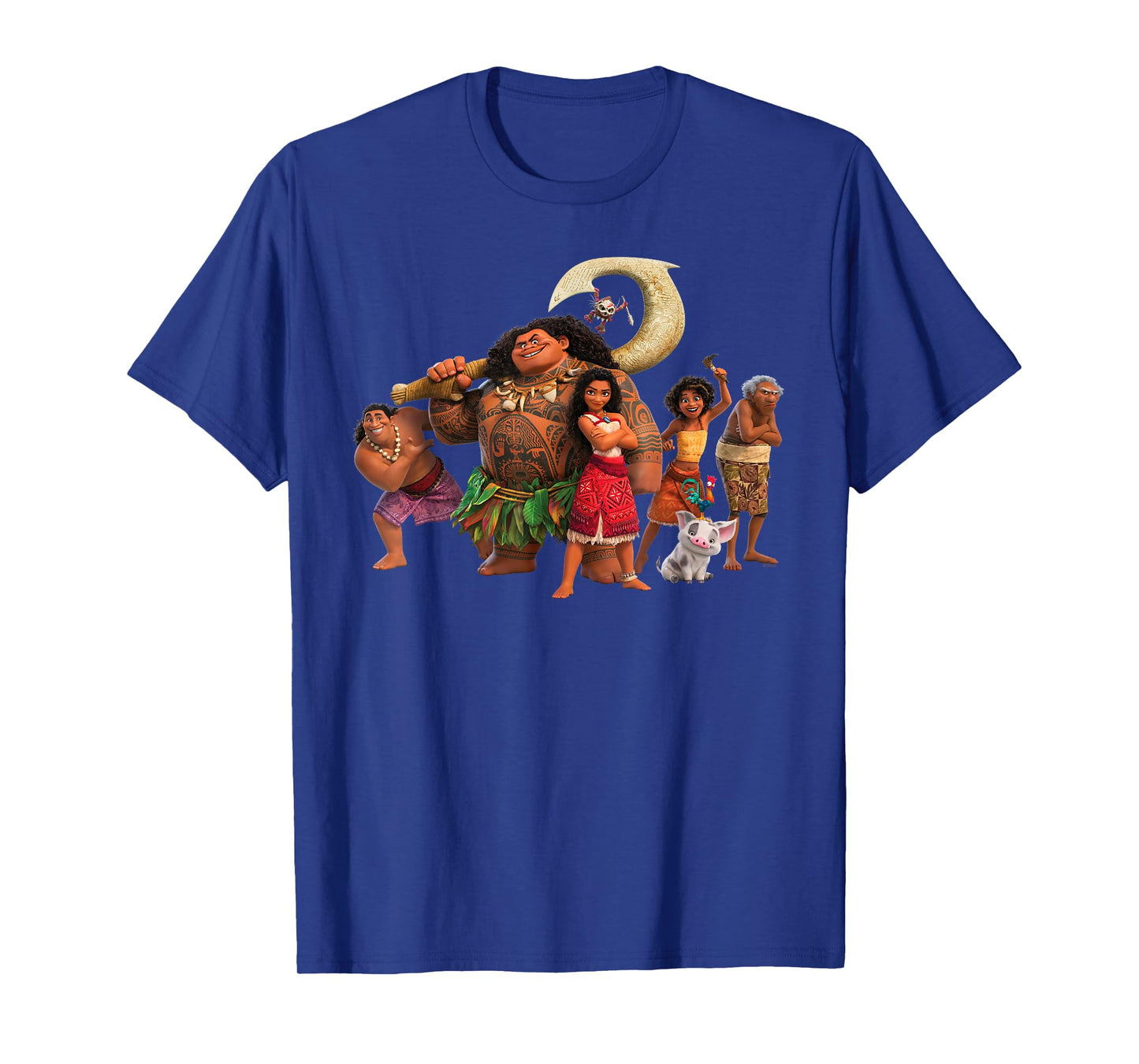 Disney Moana 2 Moanaβs Ocean Adventure Crew Group Together T-Shirt