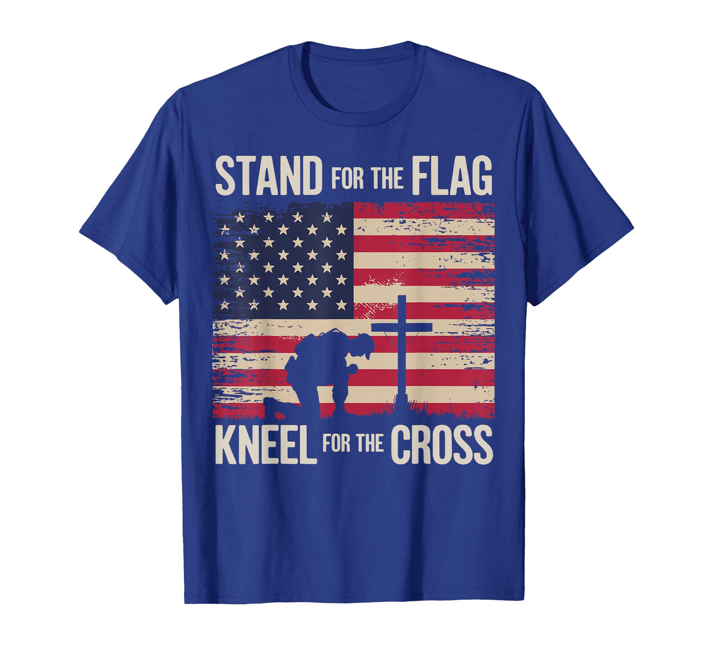 USA Flag Religious Quote 4th of July for Christian Faith T-Shirt